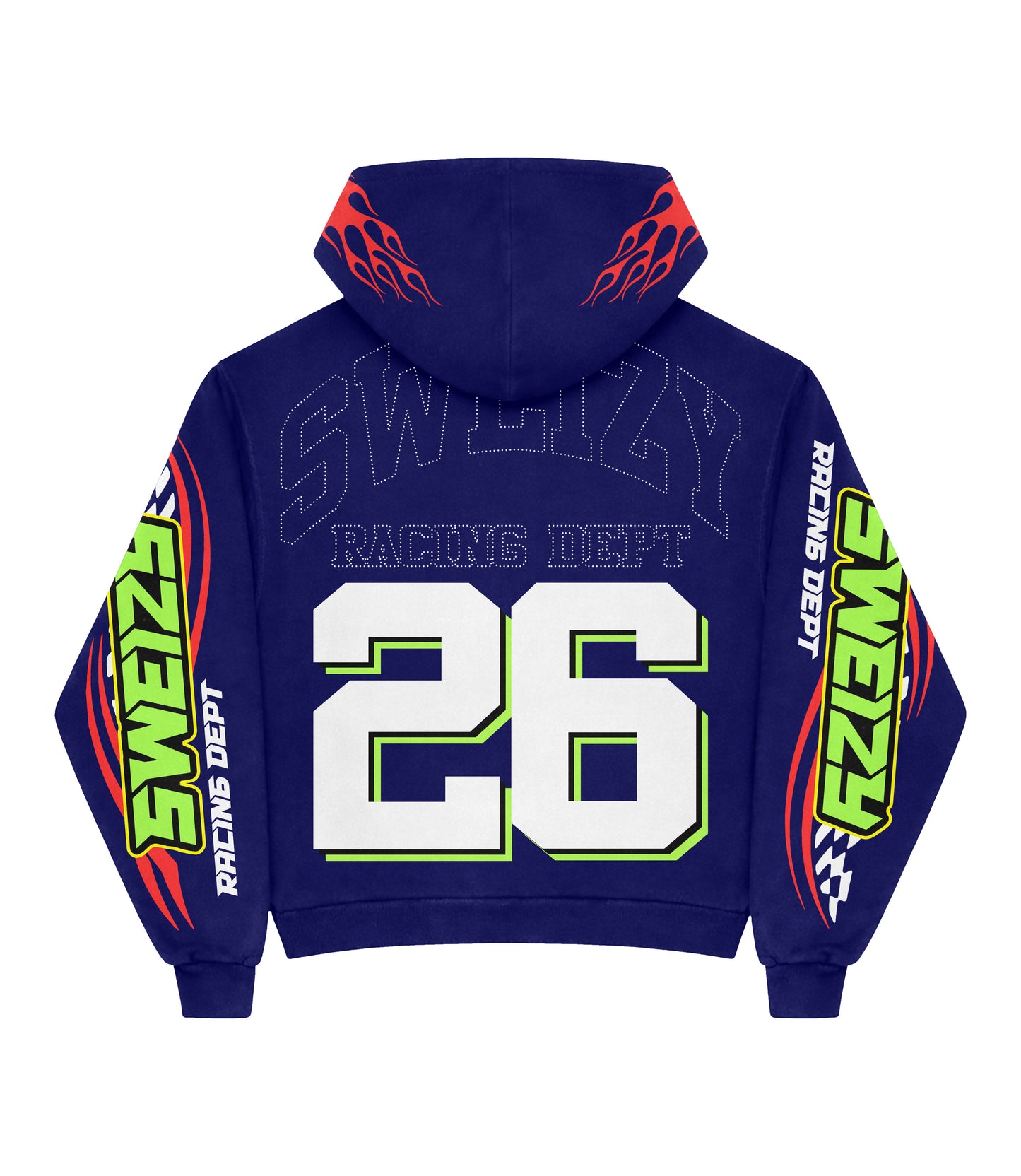 RACING ZIP UP HOODIE