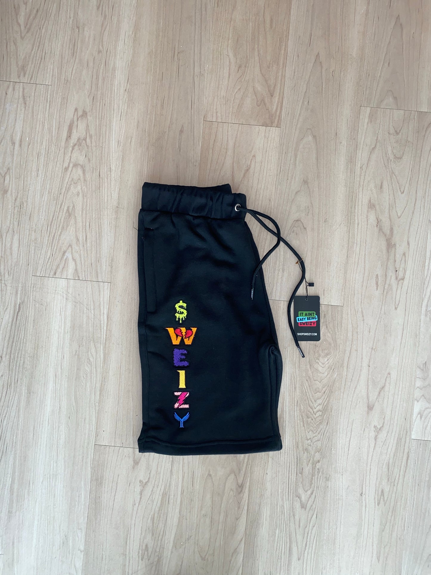 Black Sweizy Shorts
