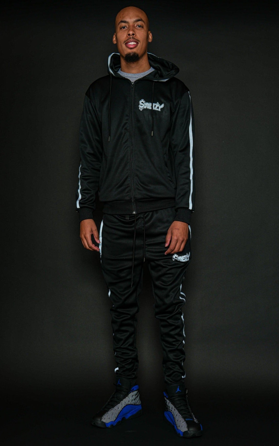 The Black Sweizy Reflective Tracksuit - Shop Sweizy – shopsweizy