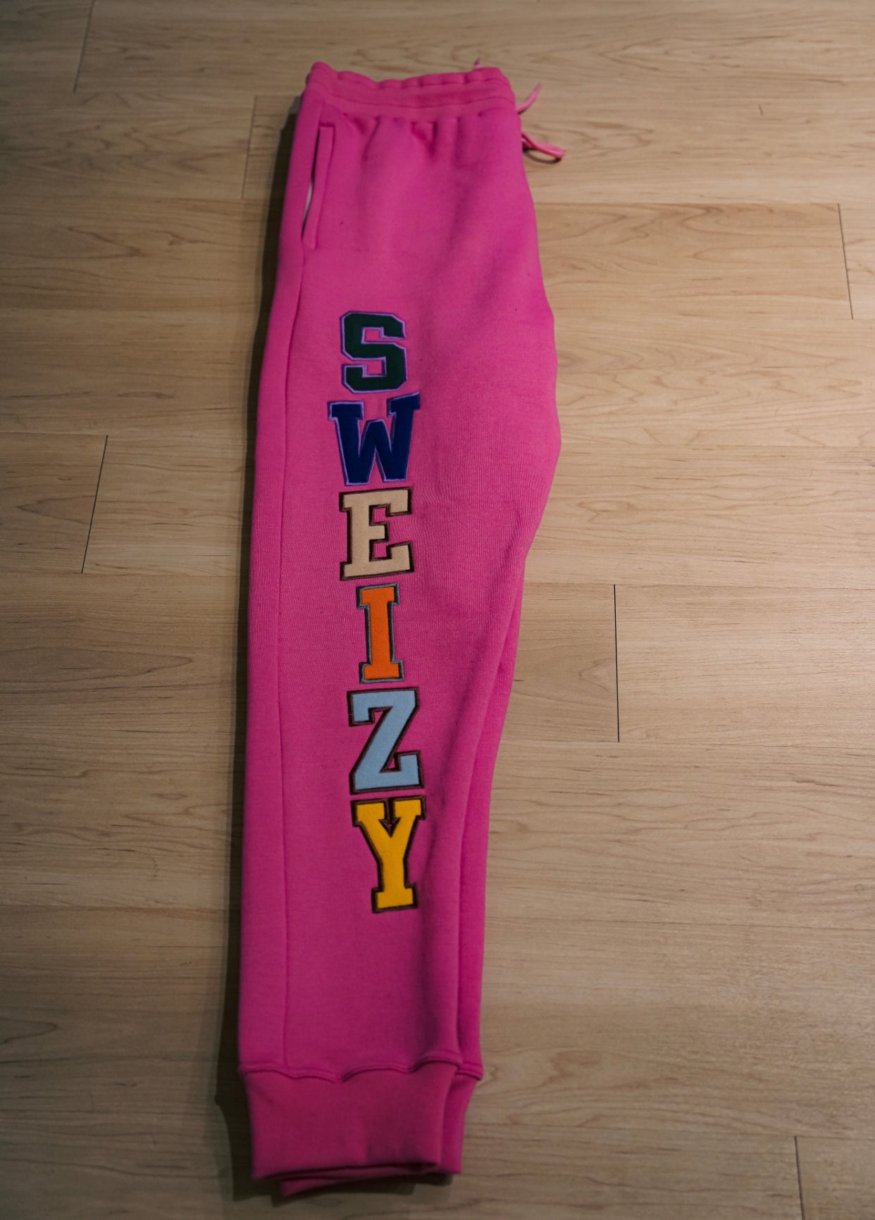 letterman sweat pants